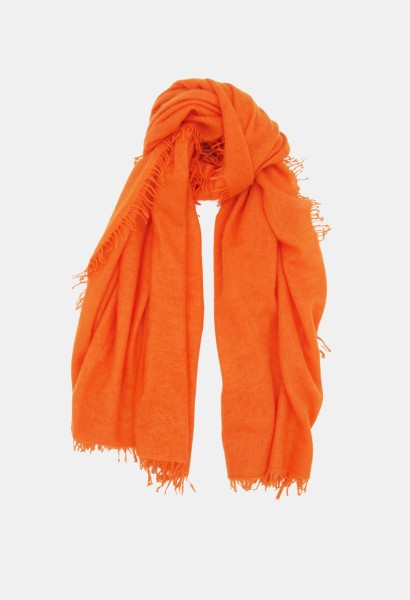 Cashmere Schal in Neon Orange